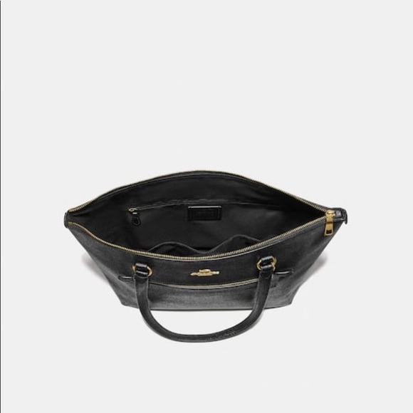 MICHAEL KORS Charlotte Large Leather Top-Zip Tote - Picture 8 of 15